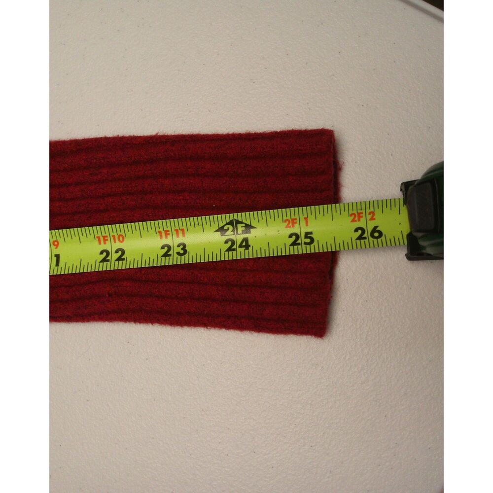 L.L.Bean SuperSoft Waffle Turtleneck Sweater Women M Petite Rustic Red Side Zip - Picture 9 of 11